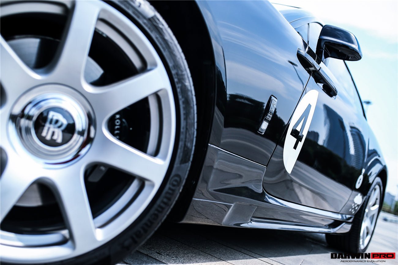 2016 - 2020 Rolls-Royce Wraith BKSS Style Carbon Fiber Side Skirts